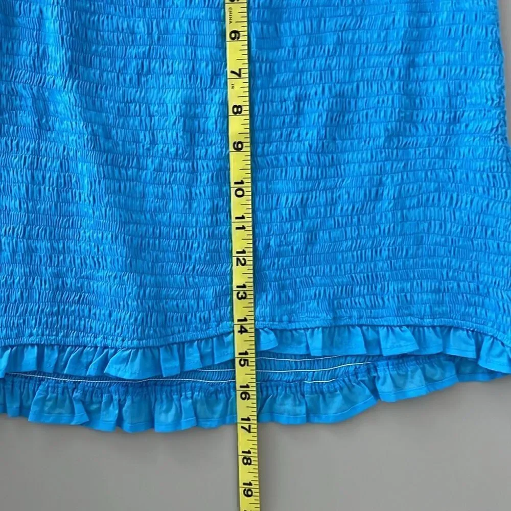 NWT Faithful the Brand Esti Skirt in Turquoise Size M